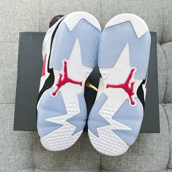 ❤️🤍 Nike air Jordan 6 retro carmine shoes - Picture 4 of 4